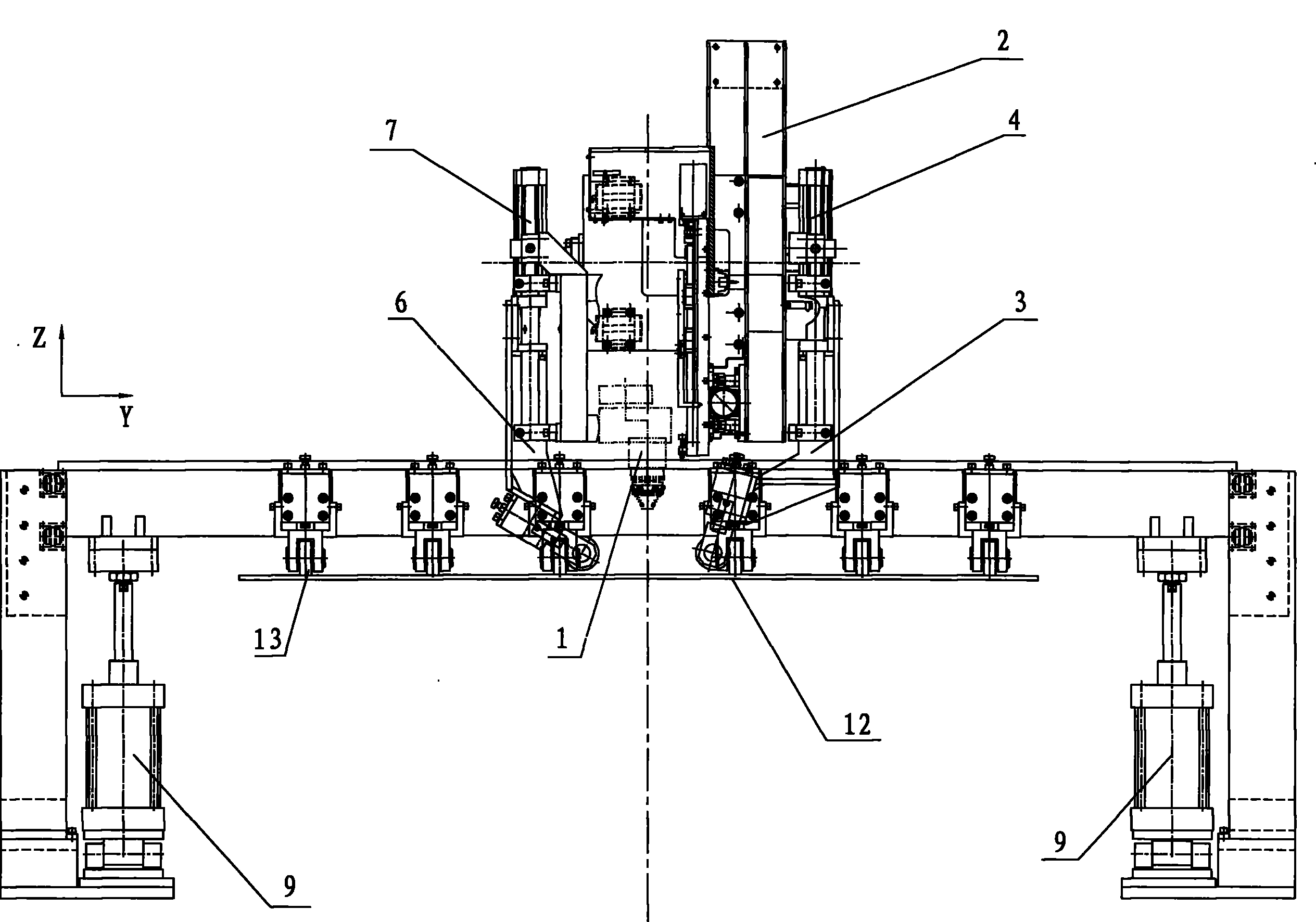 Compressing apparatus for laser beam welding