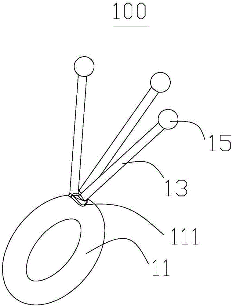 Contraceptive device and medical contraceptive apparatus