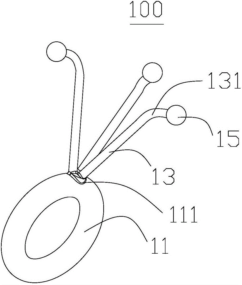 Contraceptive device and medical contraceptive apparatus