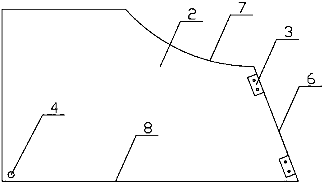 Folded type bulletproof breast wall for single-soldier prone position shooting