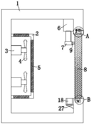 Computer cooling chassis and heat dissipation method thereof