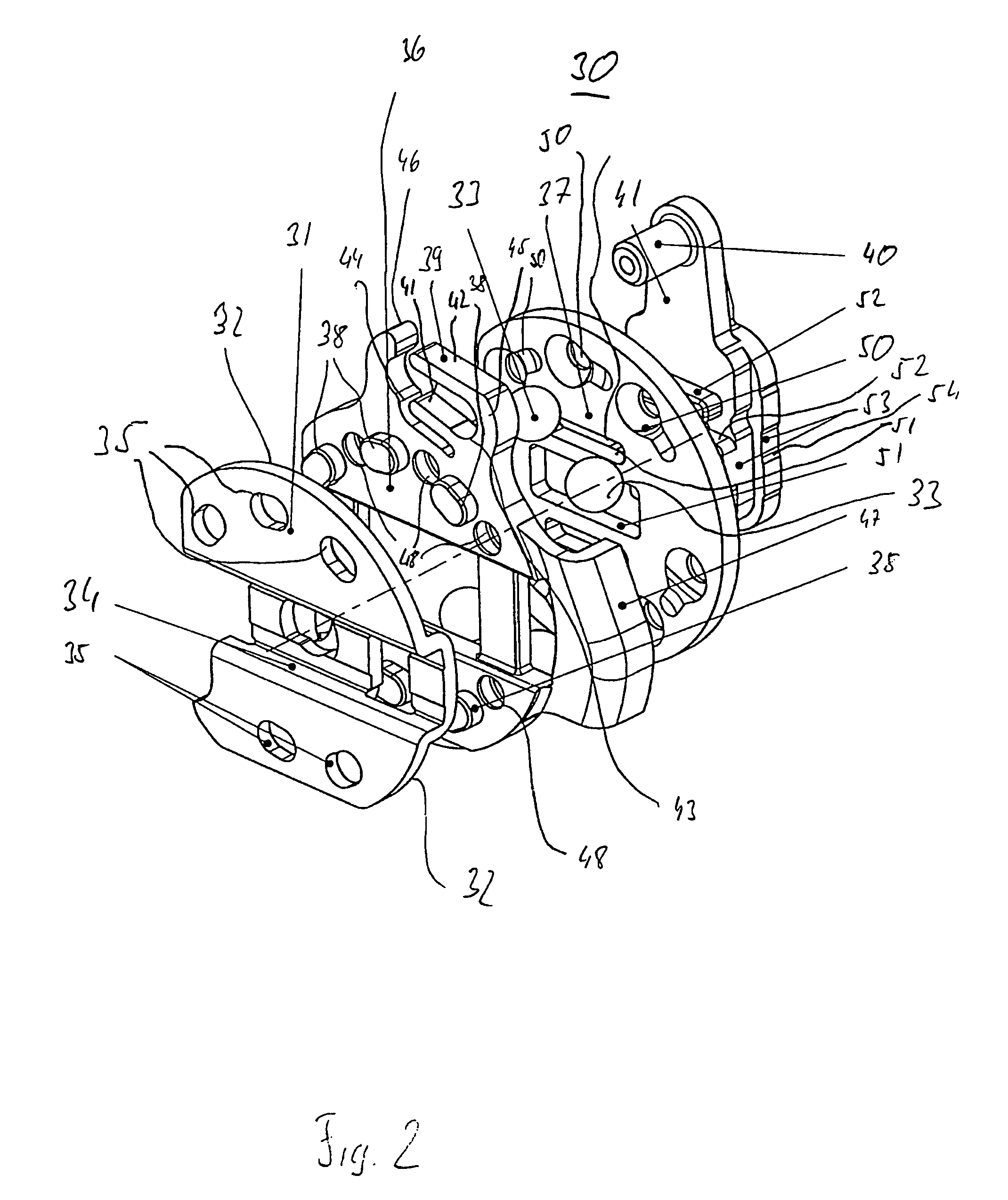 Clamping device for a steering column