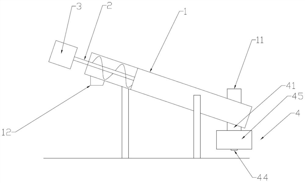a screw conveyor