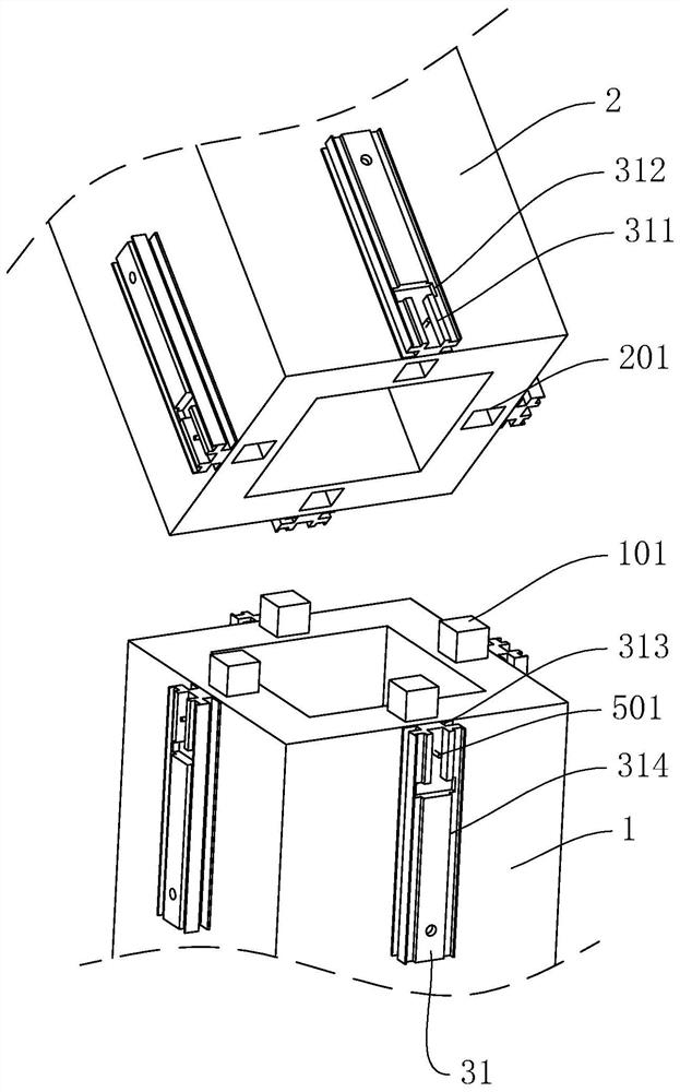 Steel column mounting structure with rapid mounting function and construction process thereof