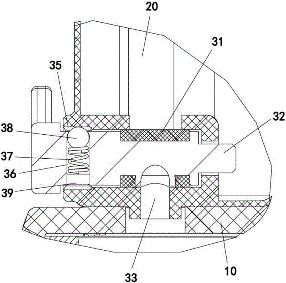 Juice squeezing and pulp grinding machine with water feed device