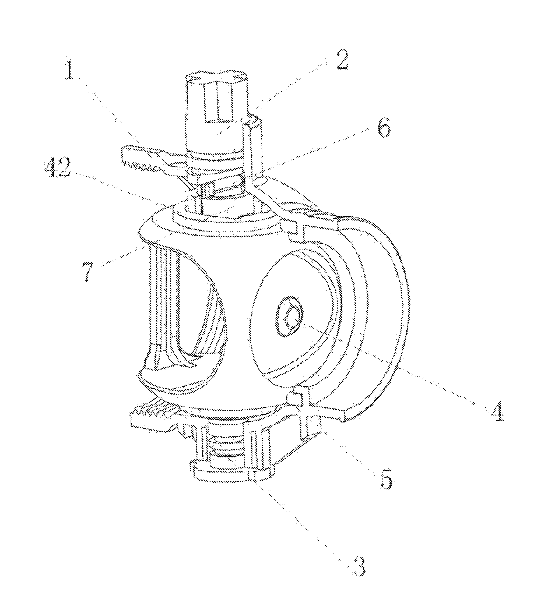 Valve core assembly and valve adopting the valve core assembly