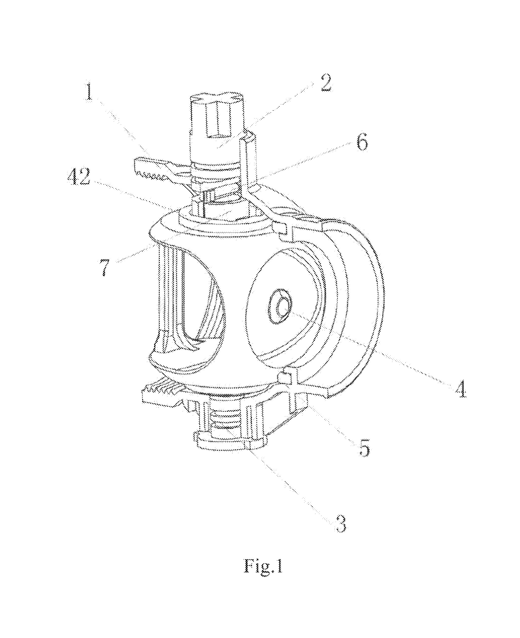 Valve core assembly and valve adopting the valve core assembly