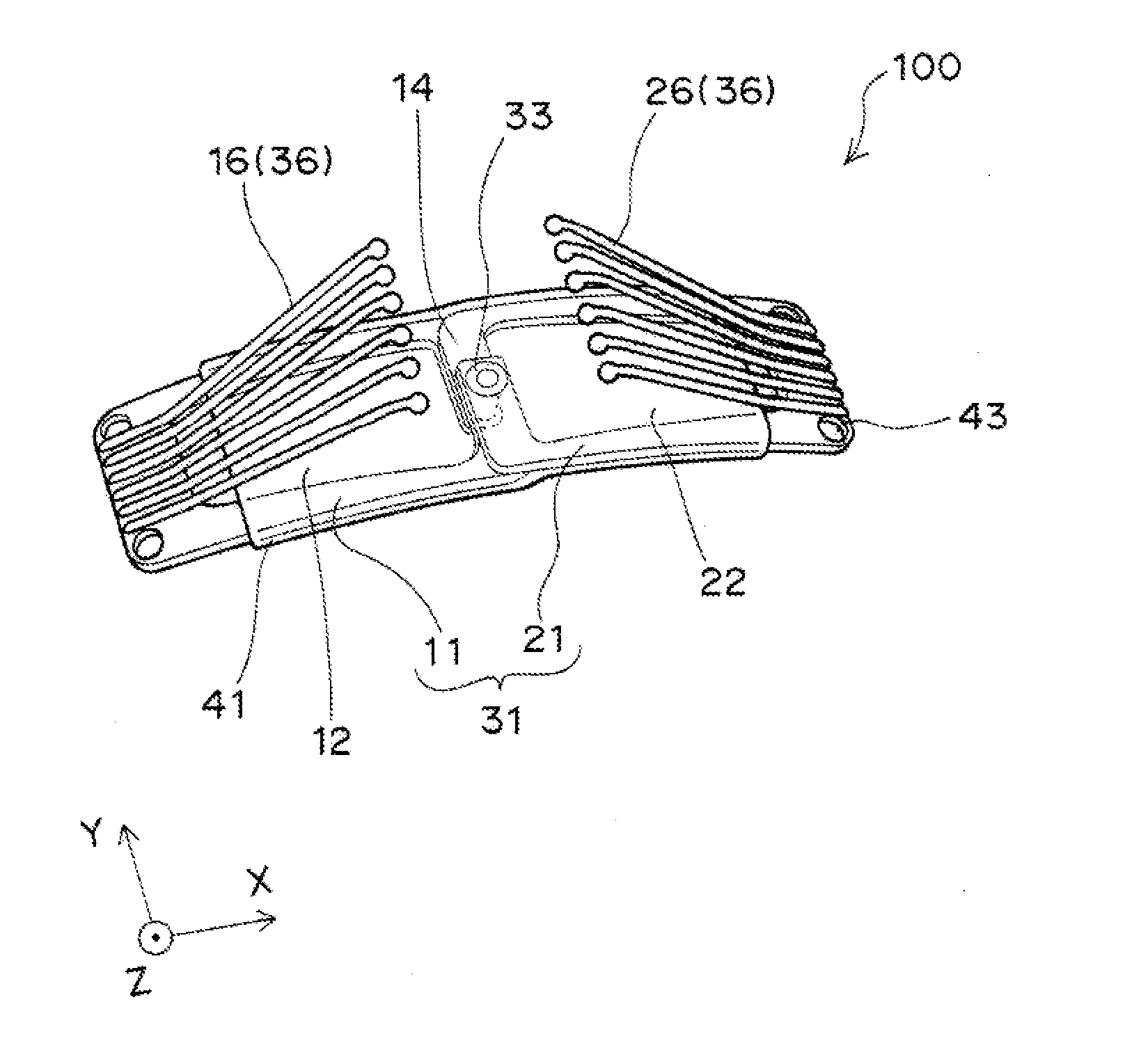 Fastening tool for wig, and wig using the same