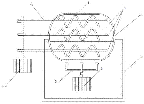 Baking device for roasted grain