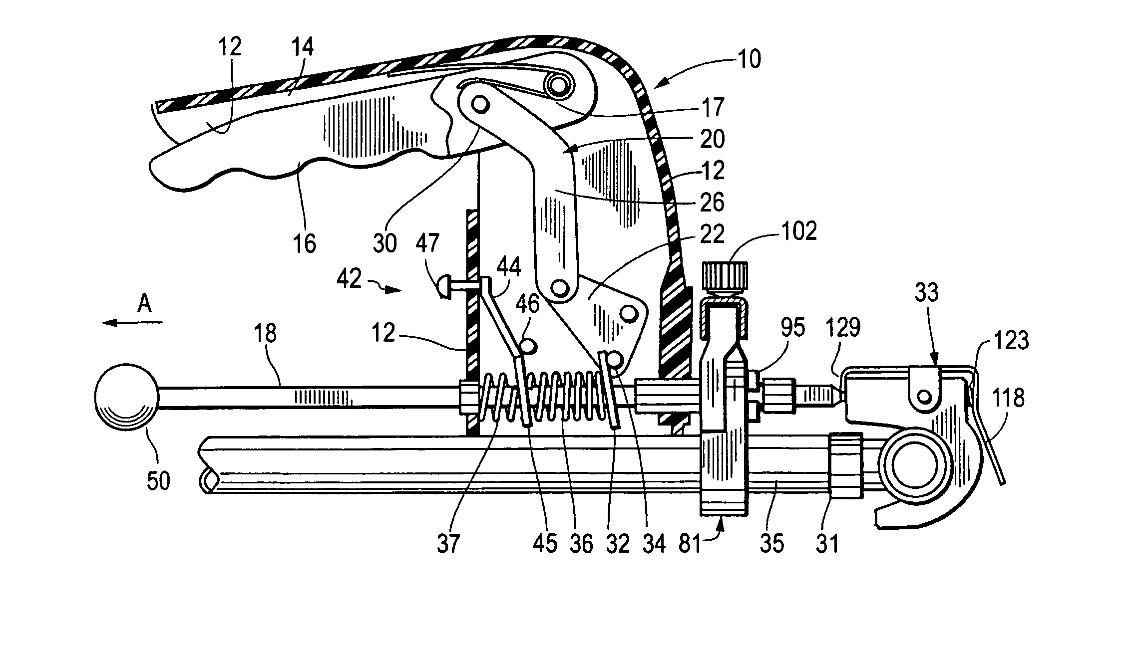 Tool for inserting plastic flexible hose to fittings