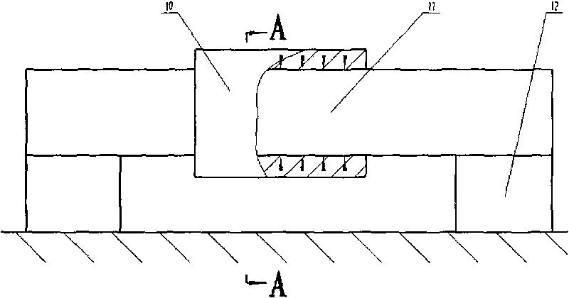 H-shaped two-dimensional ultraprecise worktable structure