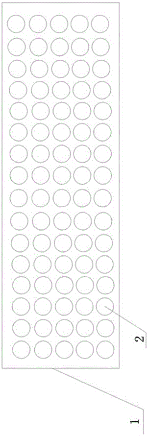 Glass plate with distributed condensation function