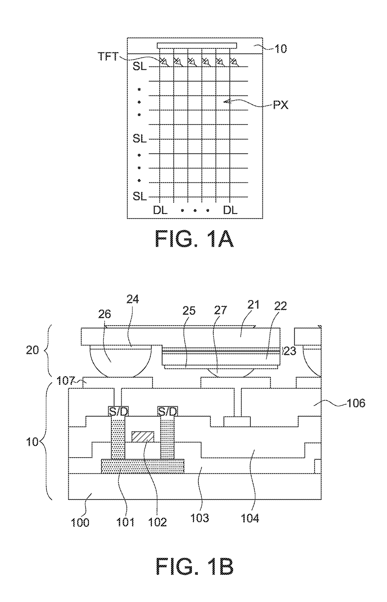 Manufacturing method of display with lighting devices