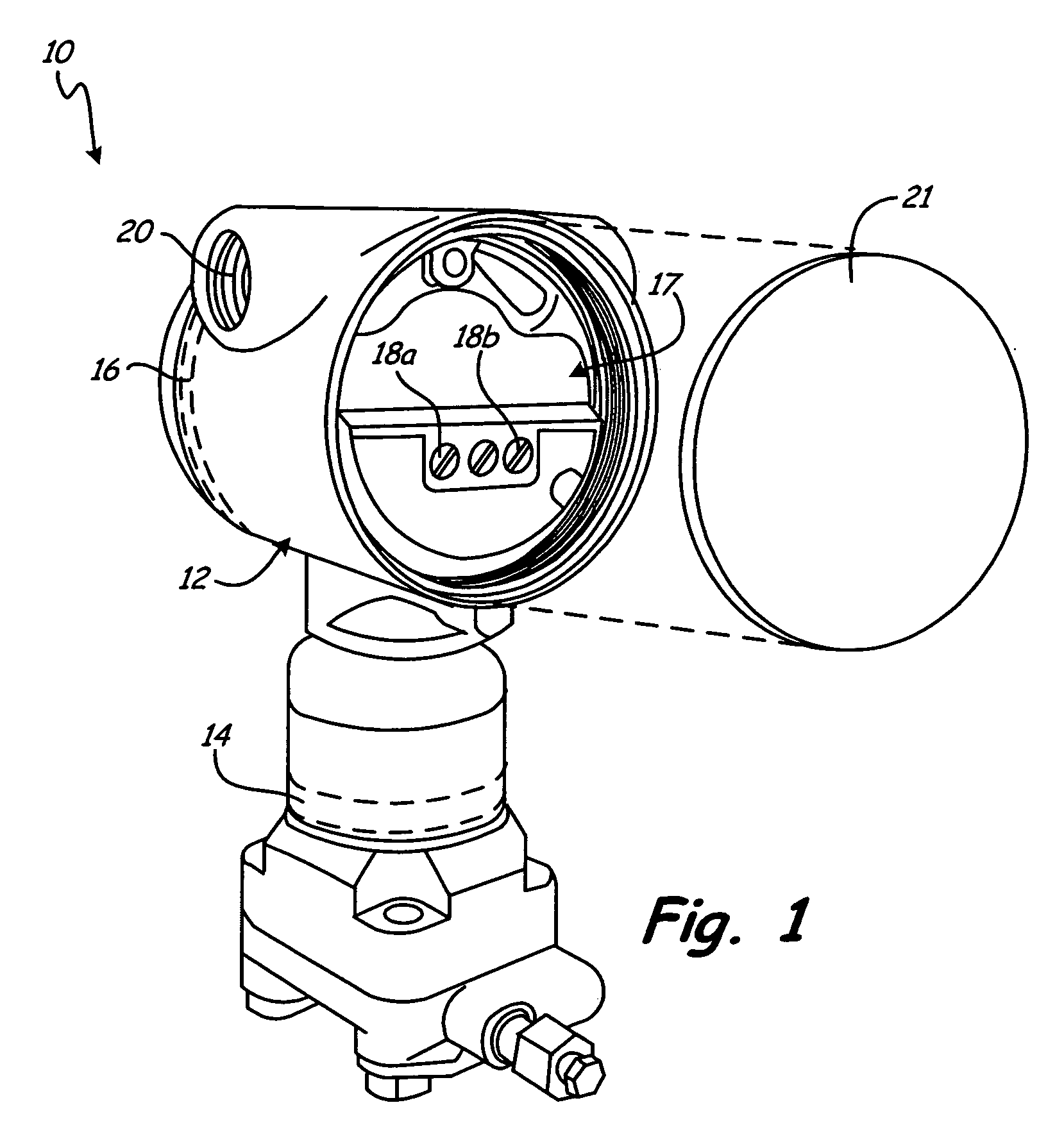 System and method for detecting fluid in terminal block area of field device