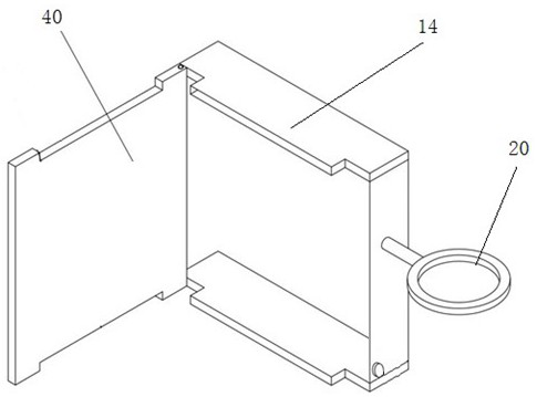 Lifting type public blower based on energy conservation and safety