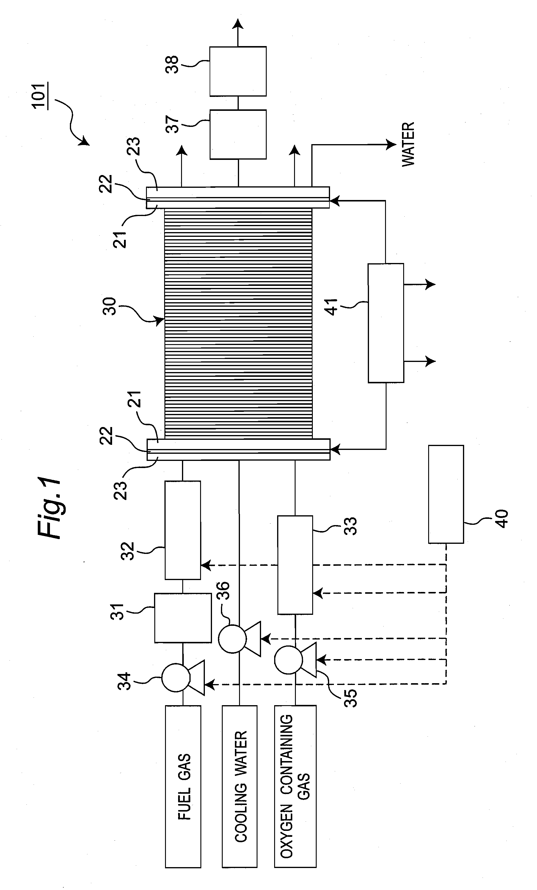 Solid polymer electrolytic fuel cell