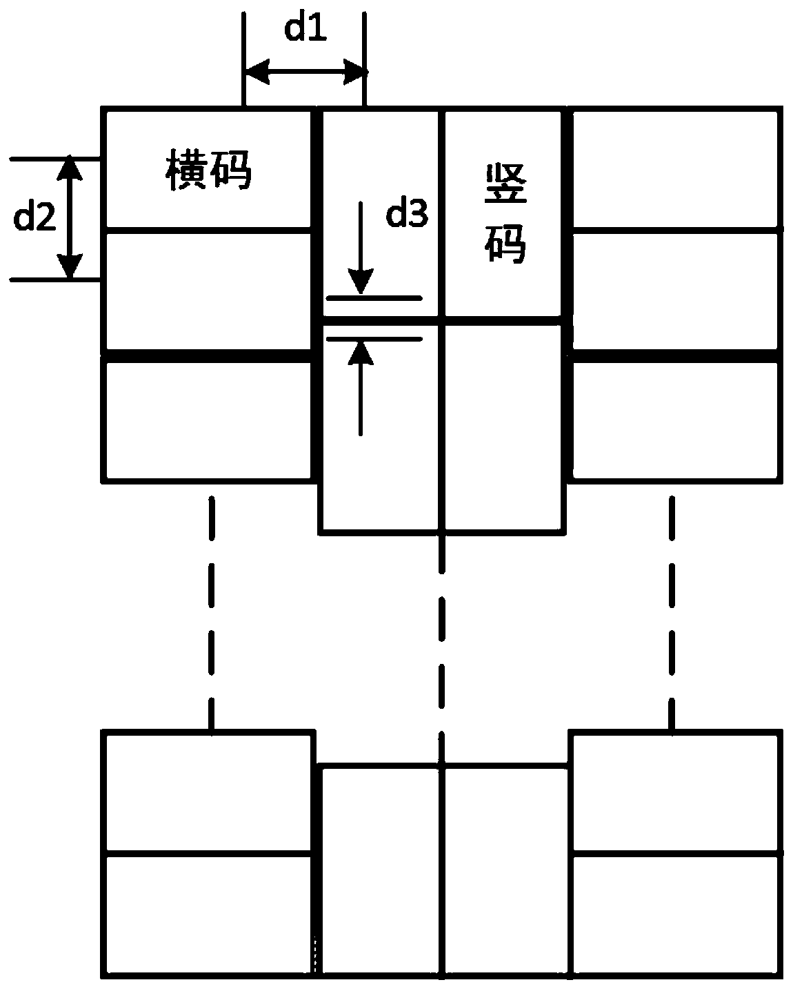 Self-adaptive planning method for stacking type of bagged material loading