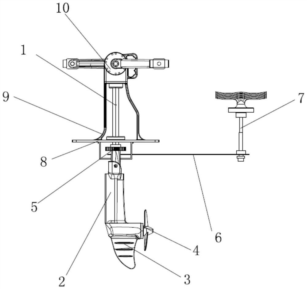 Power pedal transmission structure for kayak