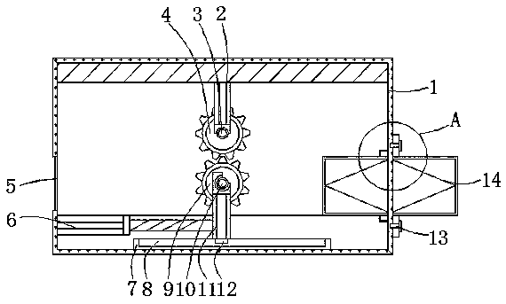 Detecting device for rotation balance degree of gear