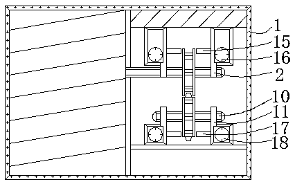 Detecting device for rotation balance degree of gear