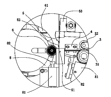 Numerical control vane wheel intelligent forming machine and using method thereof