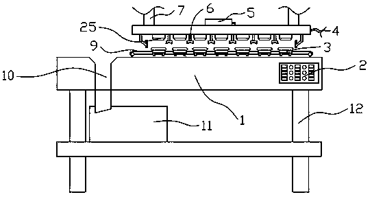 Conger eel processing and washing device