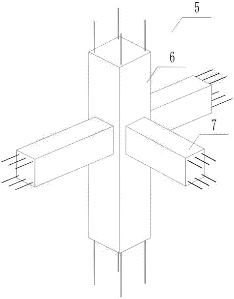 Anti-falling prefabricated floor slab unit