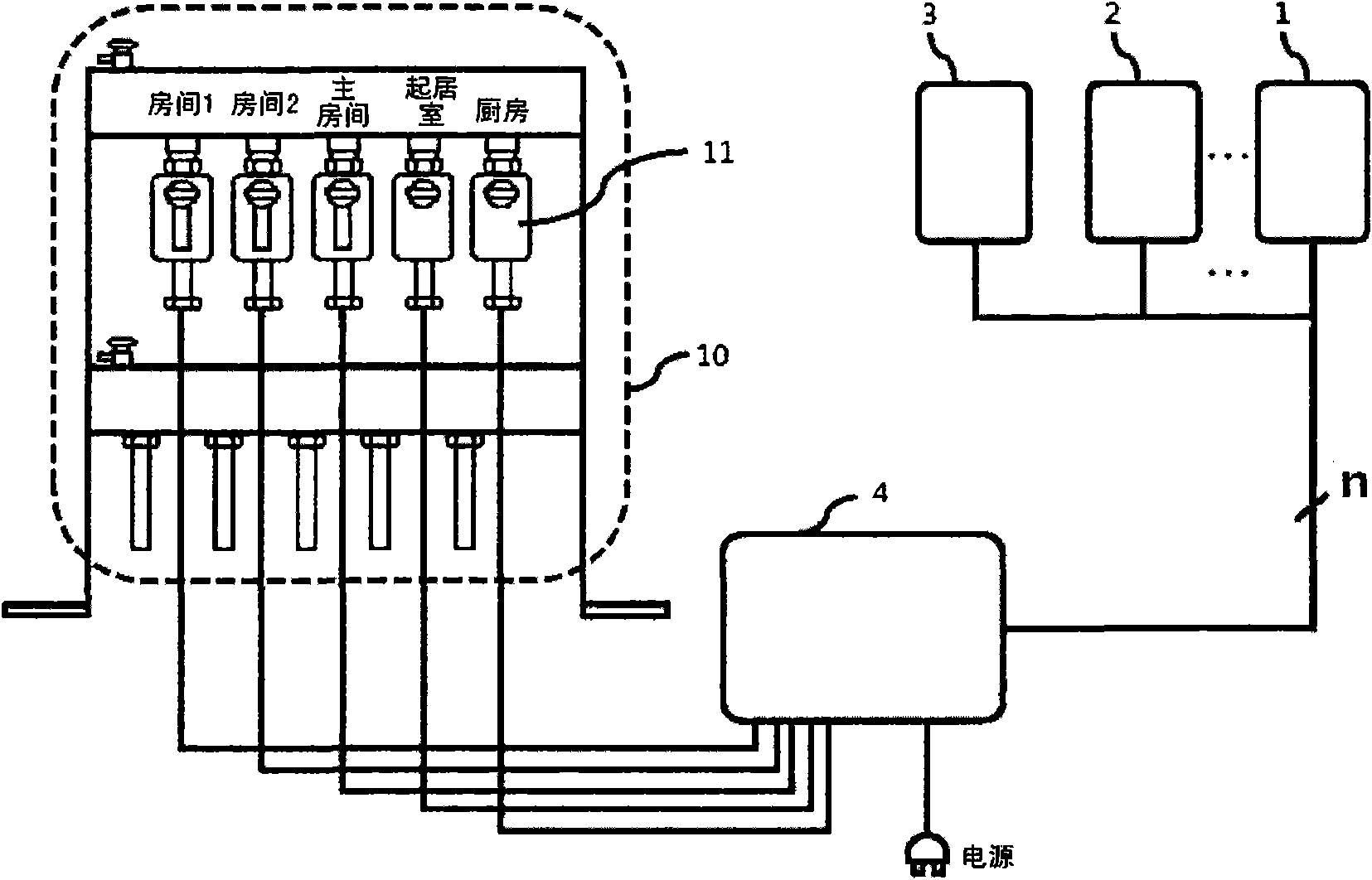The heating control system and method for saving energy