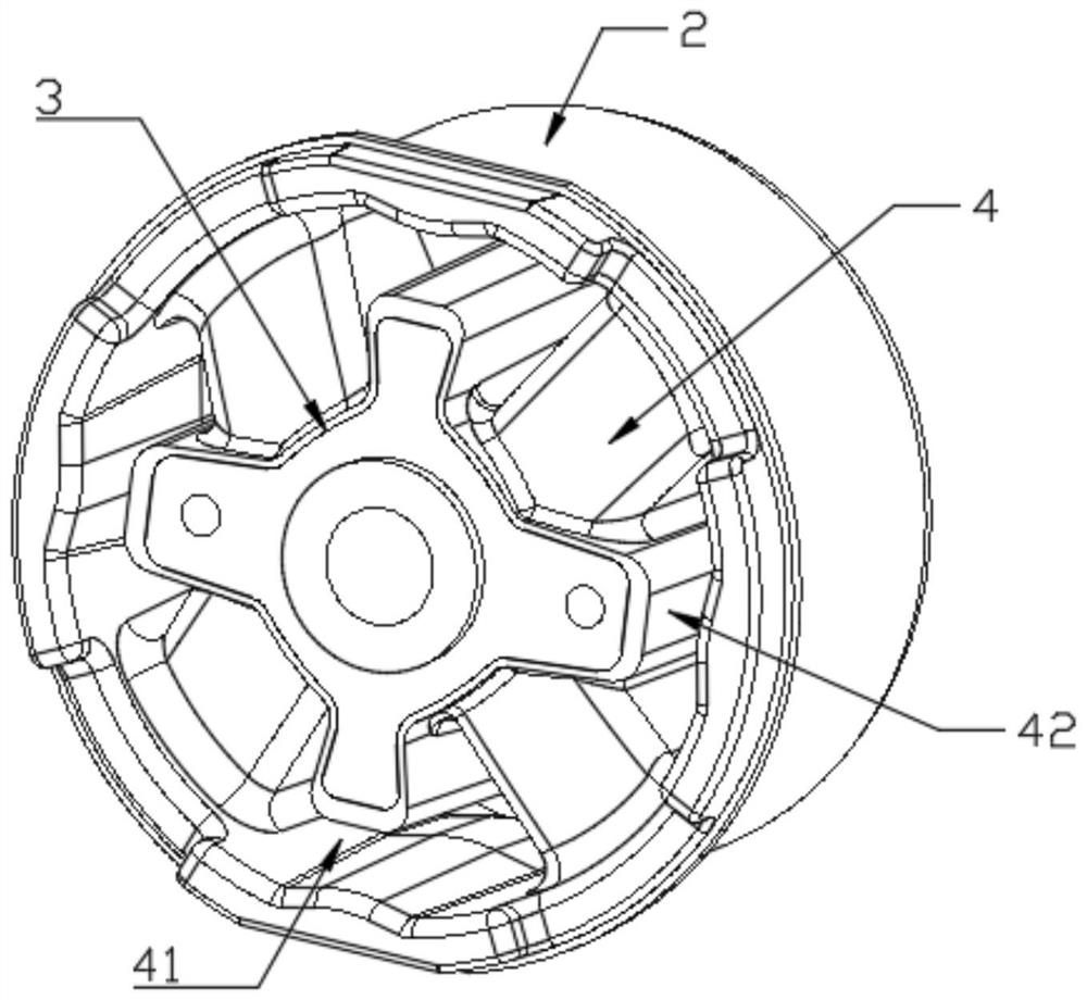 Storage battery mounting suspension for automobile