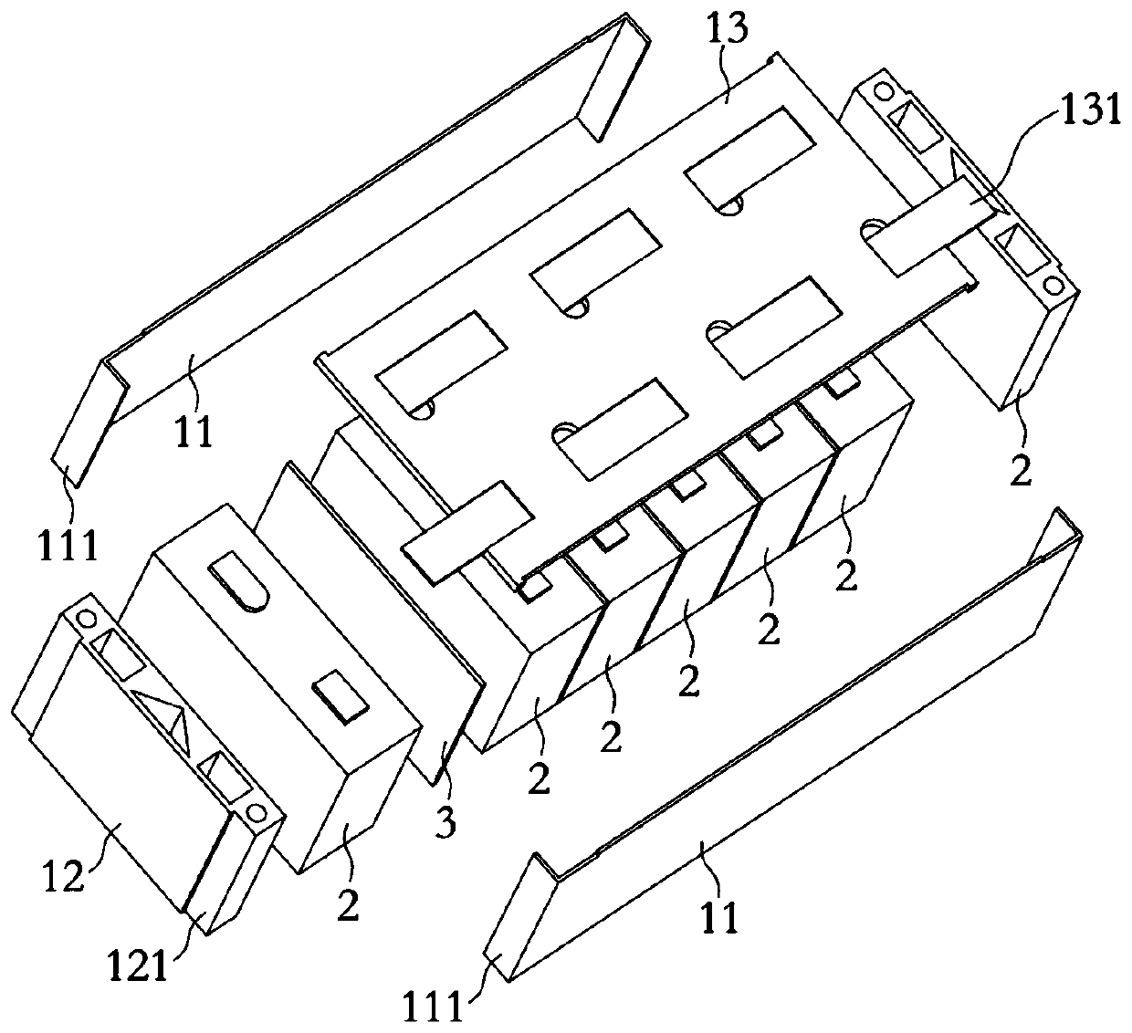 Heat insulation structure and battery module