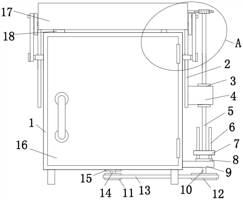 An automatic coloring device for bronze sculpture processing