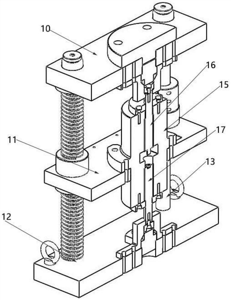 Sizing die set and finishing machine with same