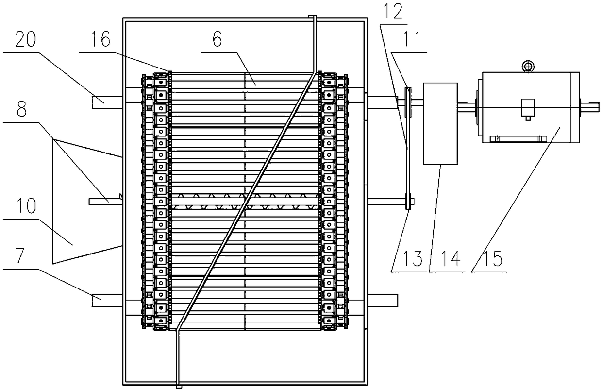A magnetic bar self-rotation type permanent magnet filter
