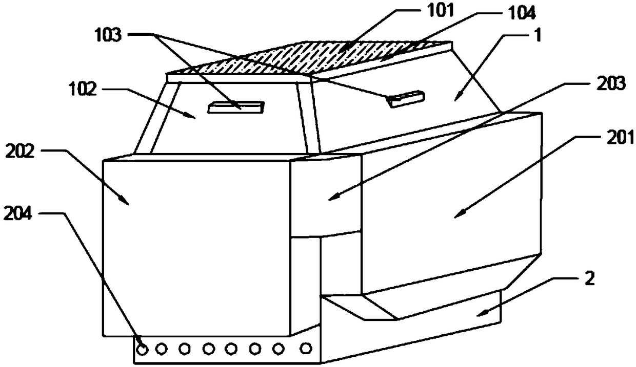 Waste classification and recovery device