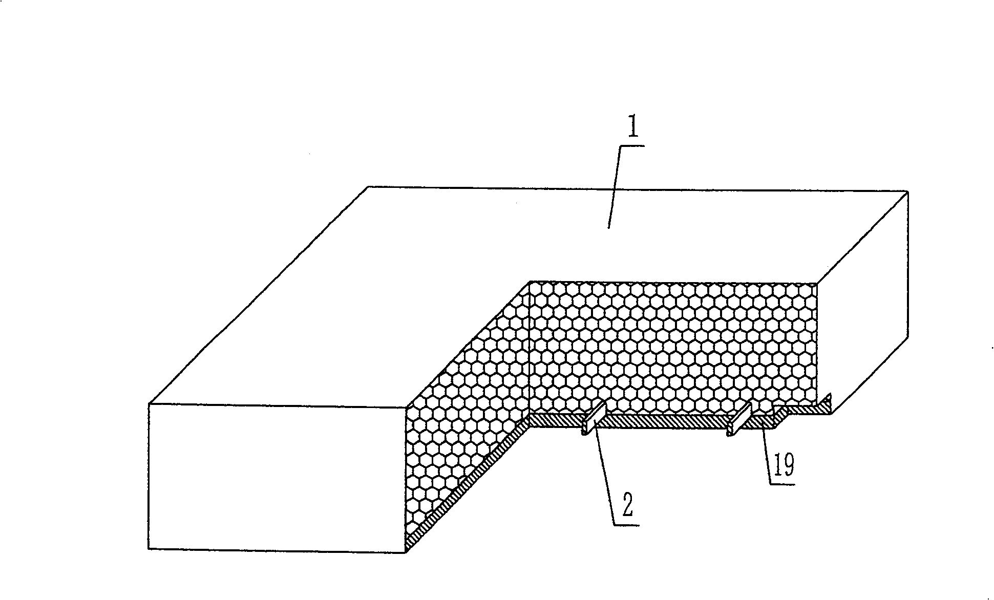Light weight tire shuttering member for cast-in-situ concrete