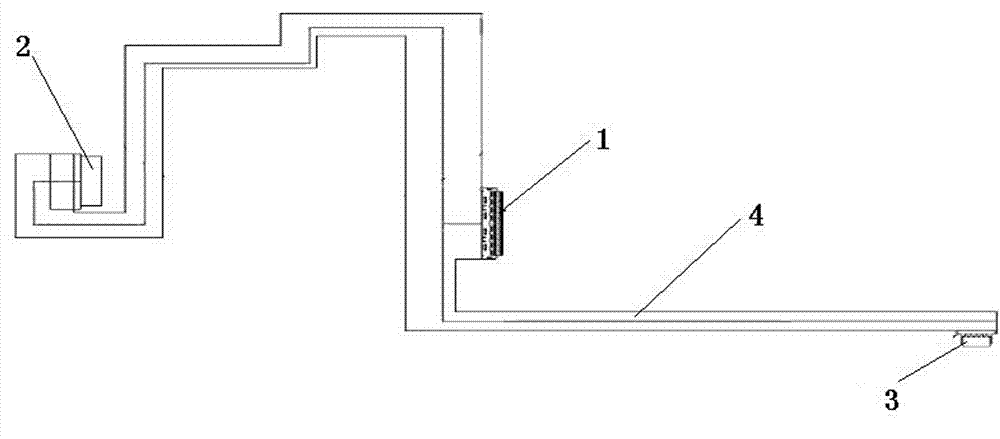 Video digital signal transmission line used for notebook computer