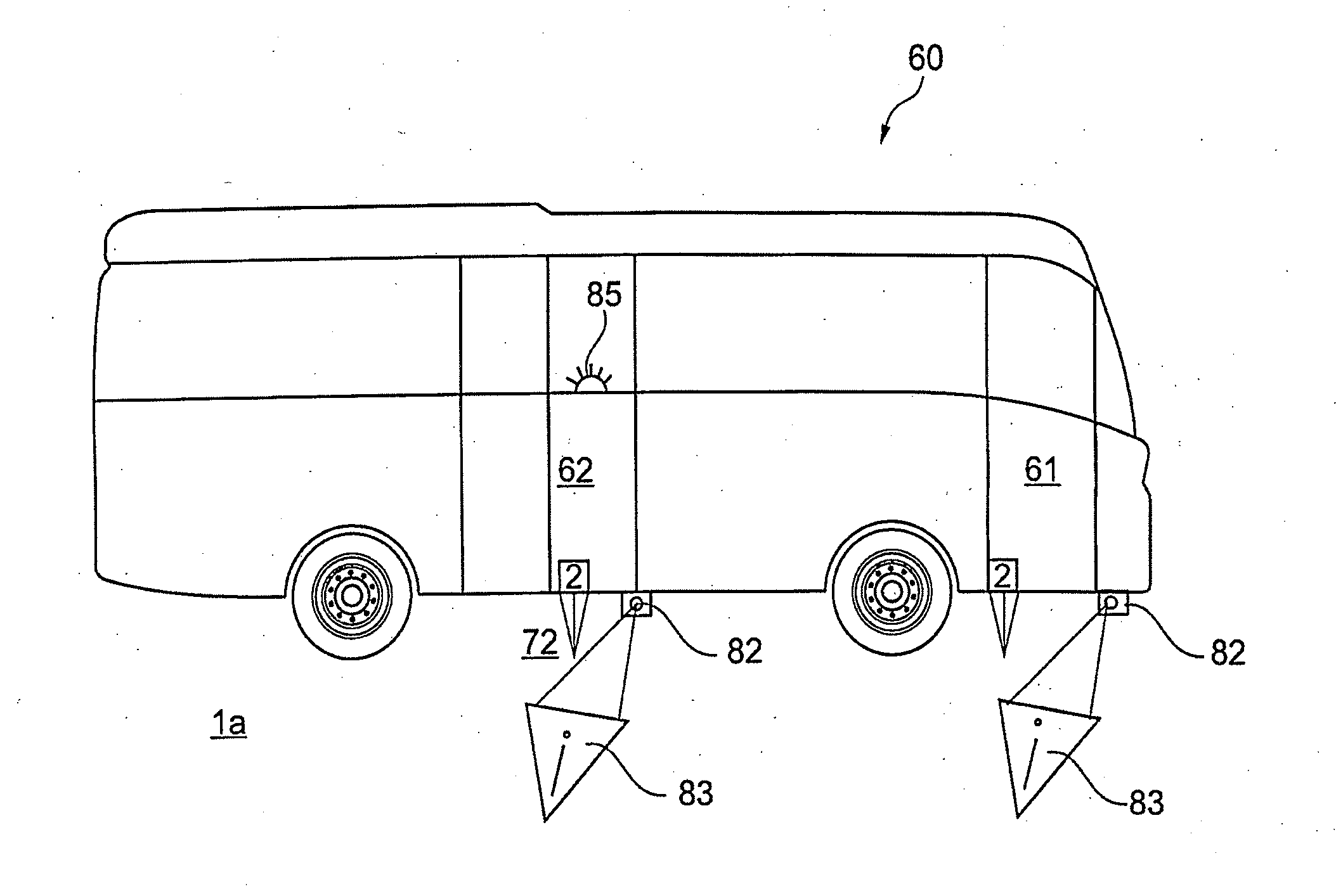 Device and Method for Outputting a Signal When There is a Hazardous Underlying Surface Under a Vehicle