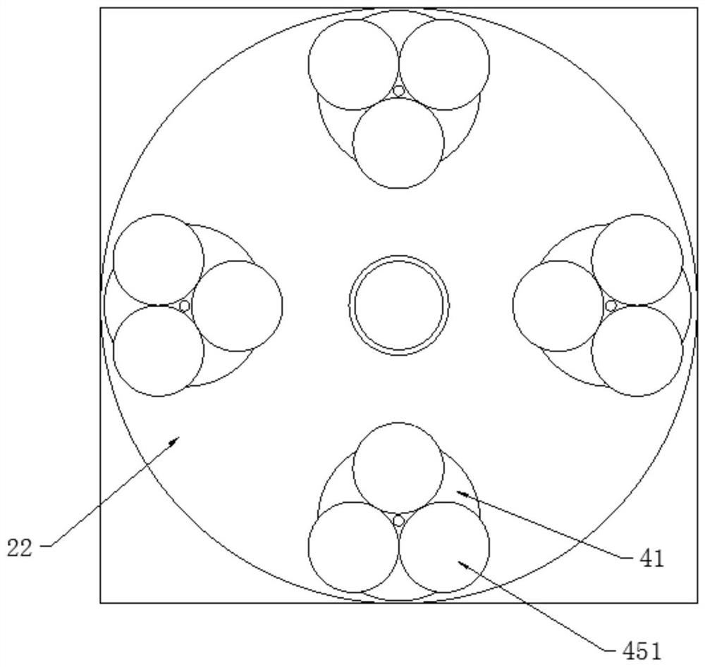 Lower disc assembly of grinding machine or polishing machine