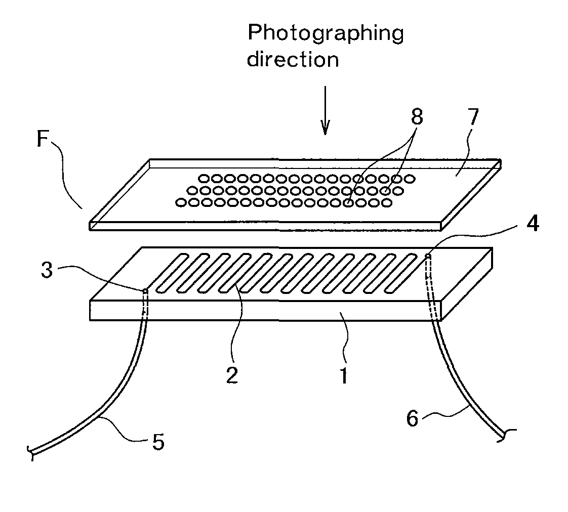 Flow cell and a reactor for reactions between fixed reacting substances and liquid reacting substances, and a method for operating the reactor