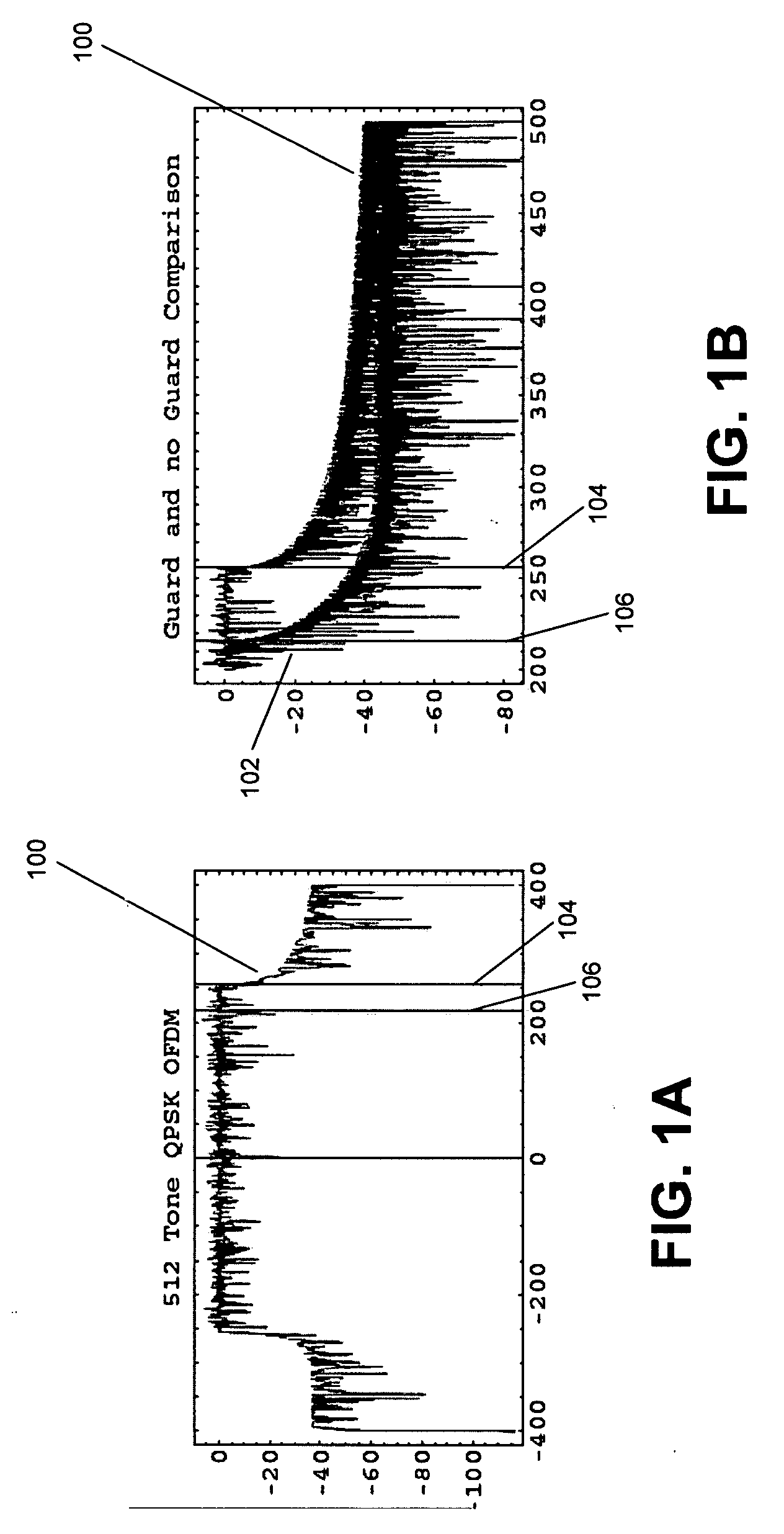 Method for suppression of OFDM energy spectral density for minimization of out of band emission or utilization of fractured spectrum