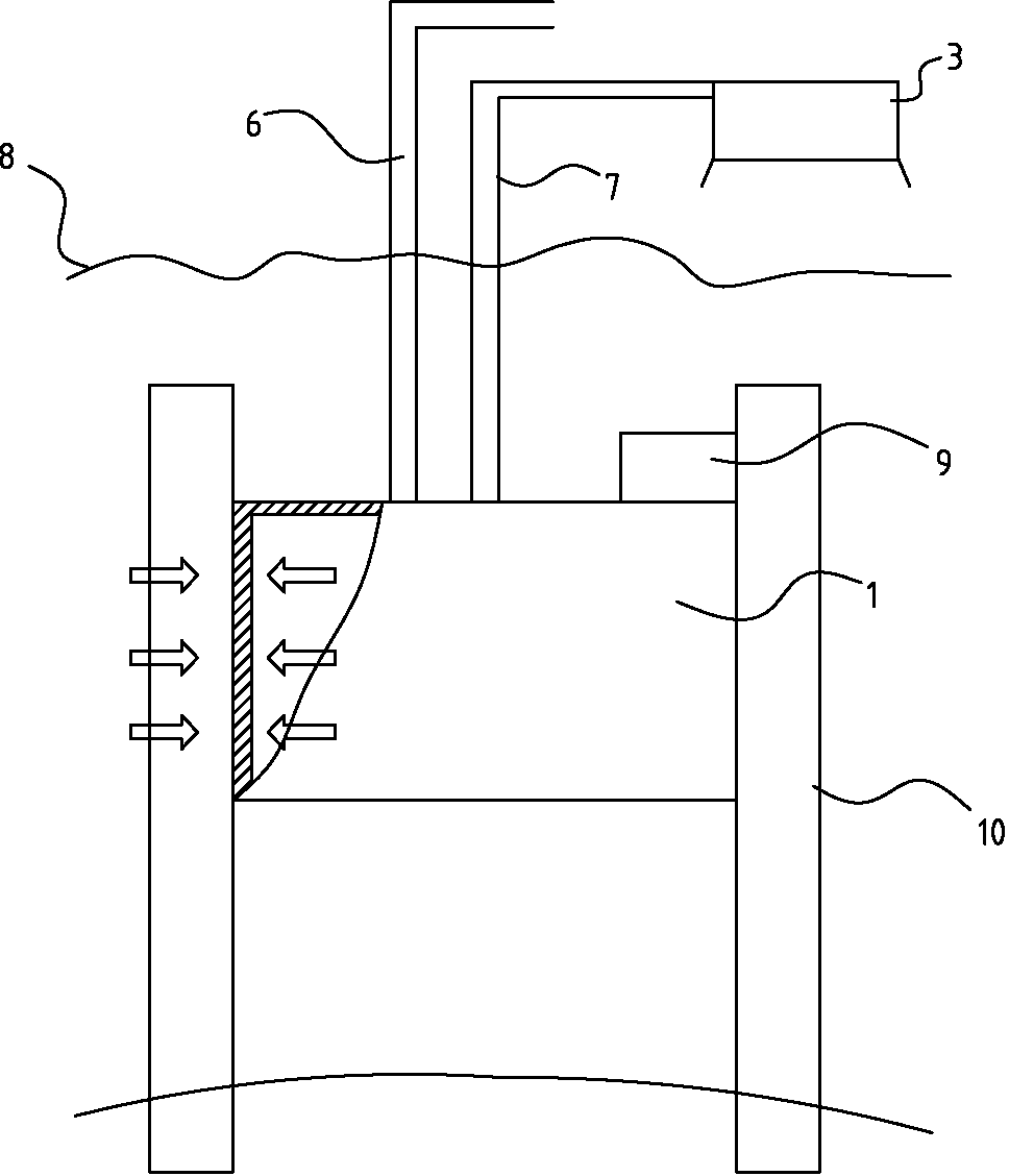 System and method for storing high-pressure gas in seabed