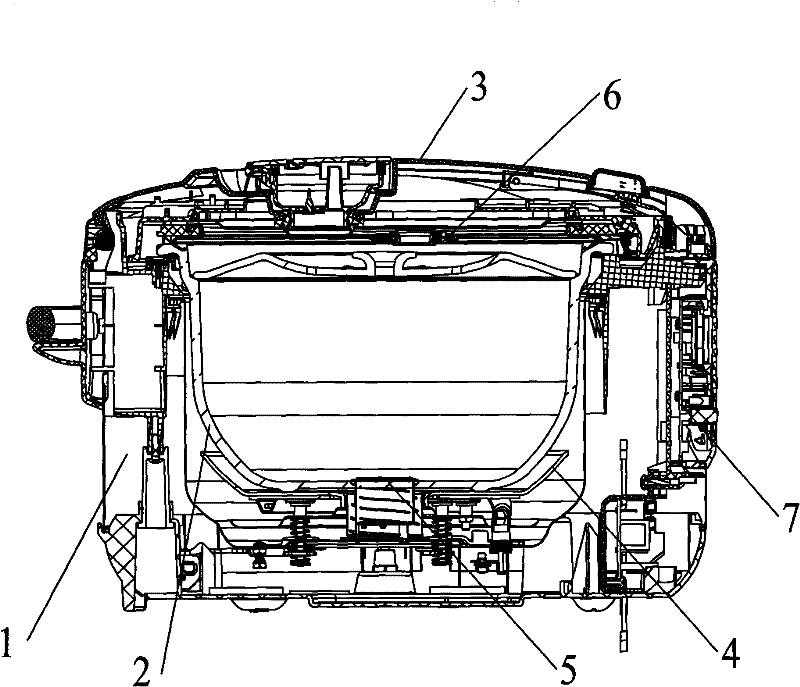 Rice cooker cooking control method