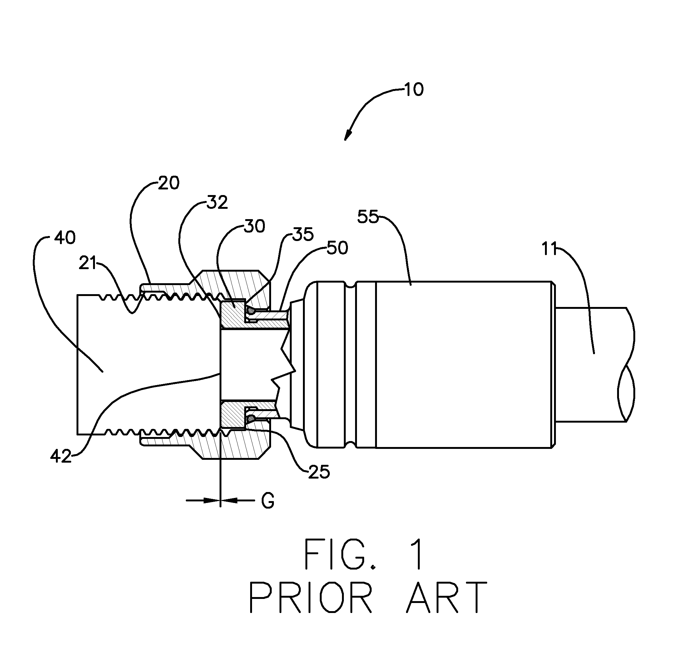 Coaxial Connector With Inhibited Ingress and Improved Grounding
