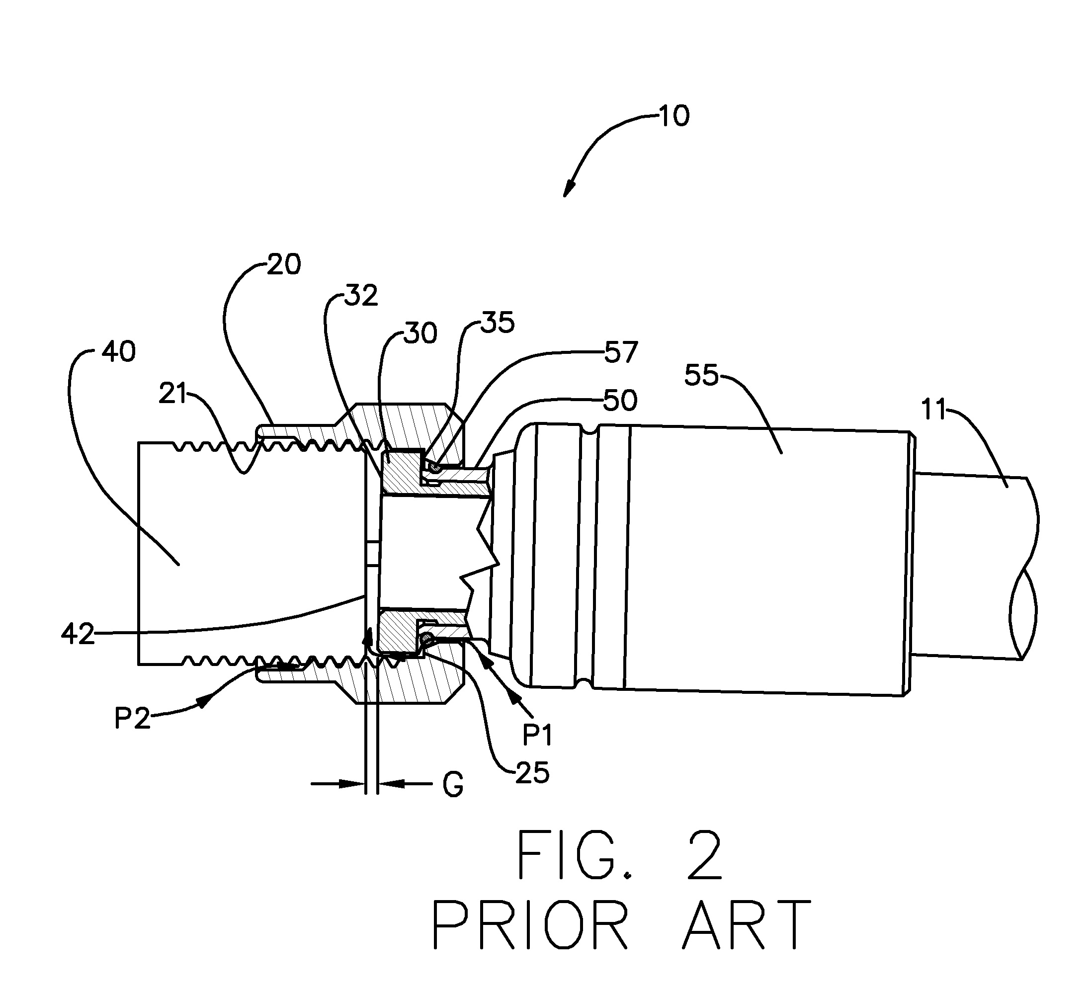 Coaxial Connector With Inhibited Ingress and Improved Grounding