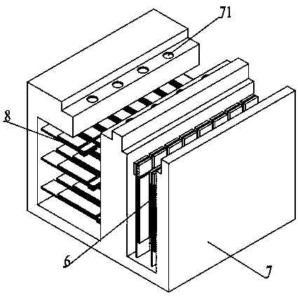 A piezoelectric deceleration belt energy recovery device