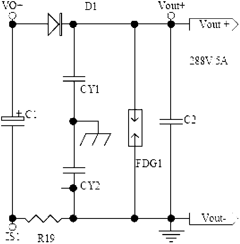 Current equalizing circuit of remote direct-current power supply