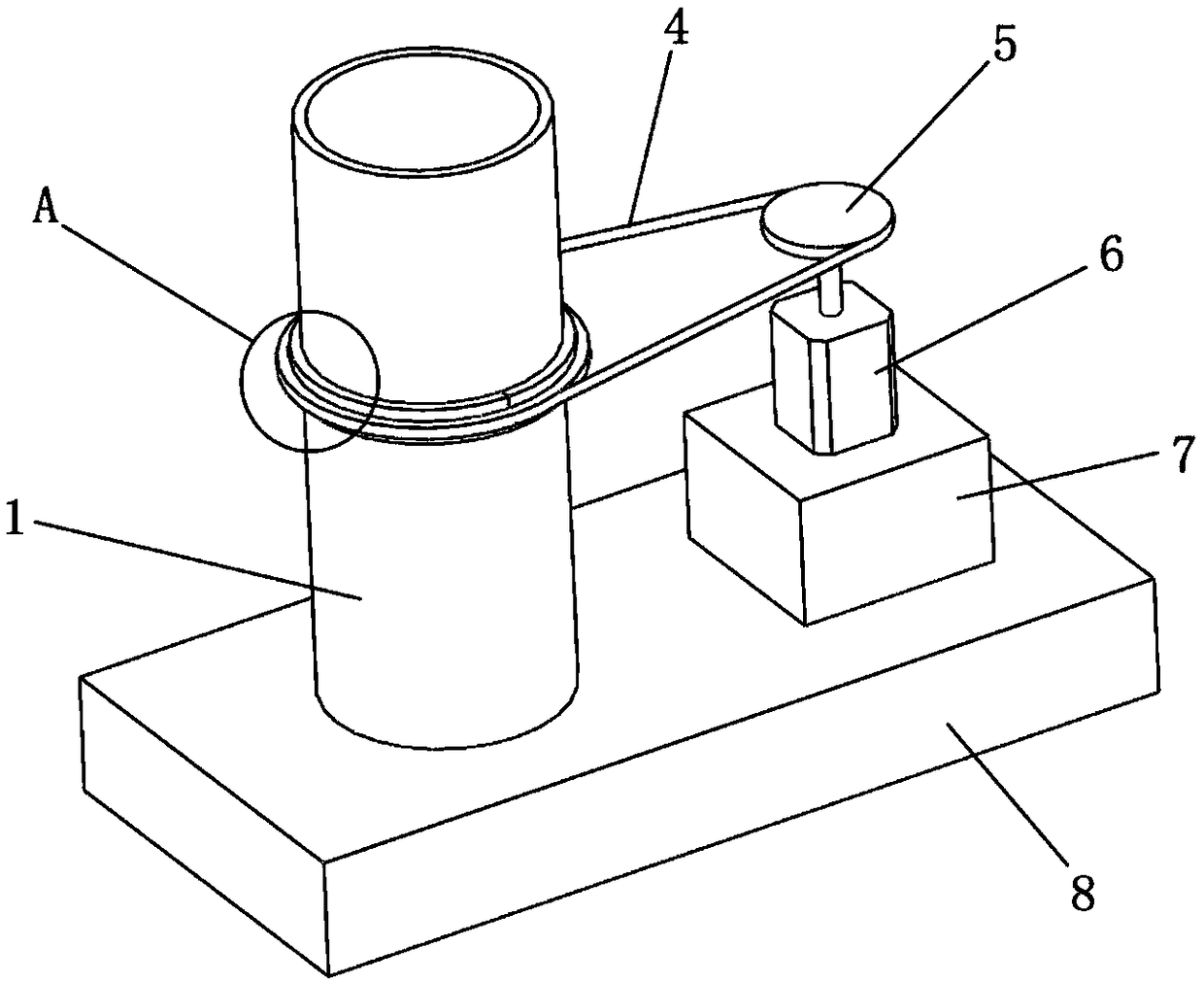 Laminar flow stirring device and stirring method