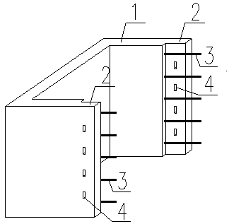 Mold-free laminated column and construction method thereof