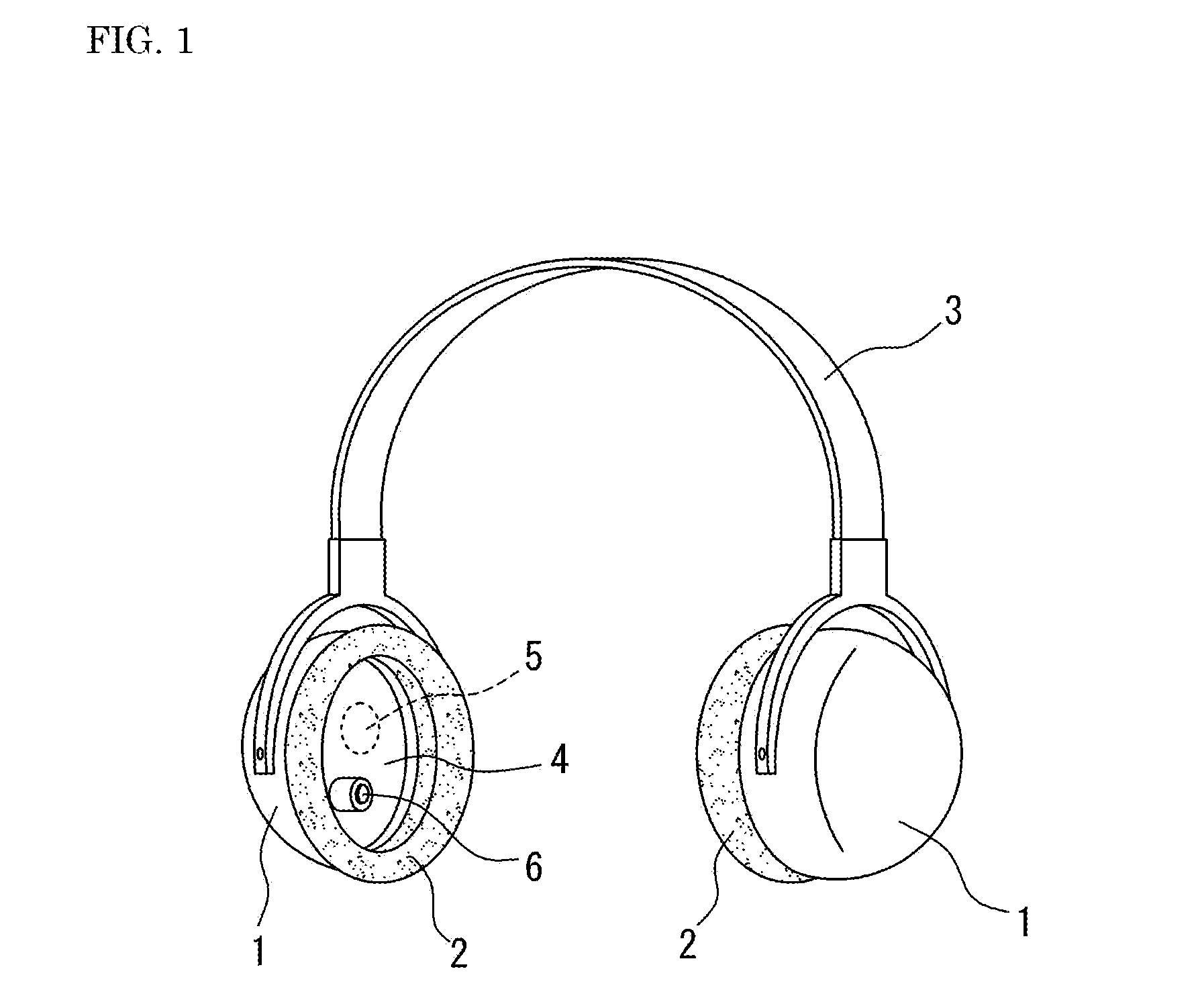 Ear-muff type headset for two-way communication