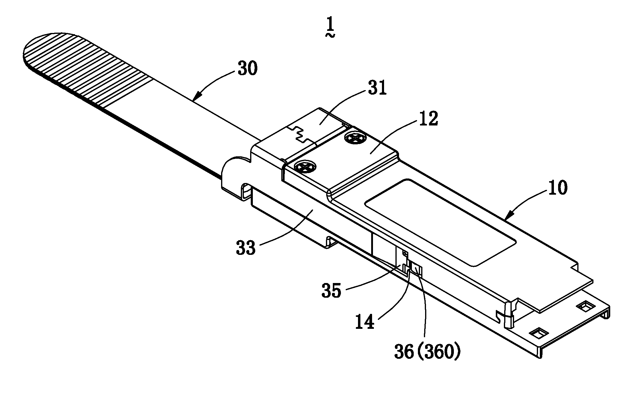 Connector with a Locking and Unlocking Mechanism